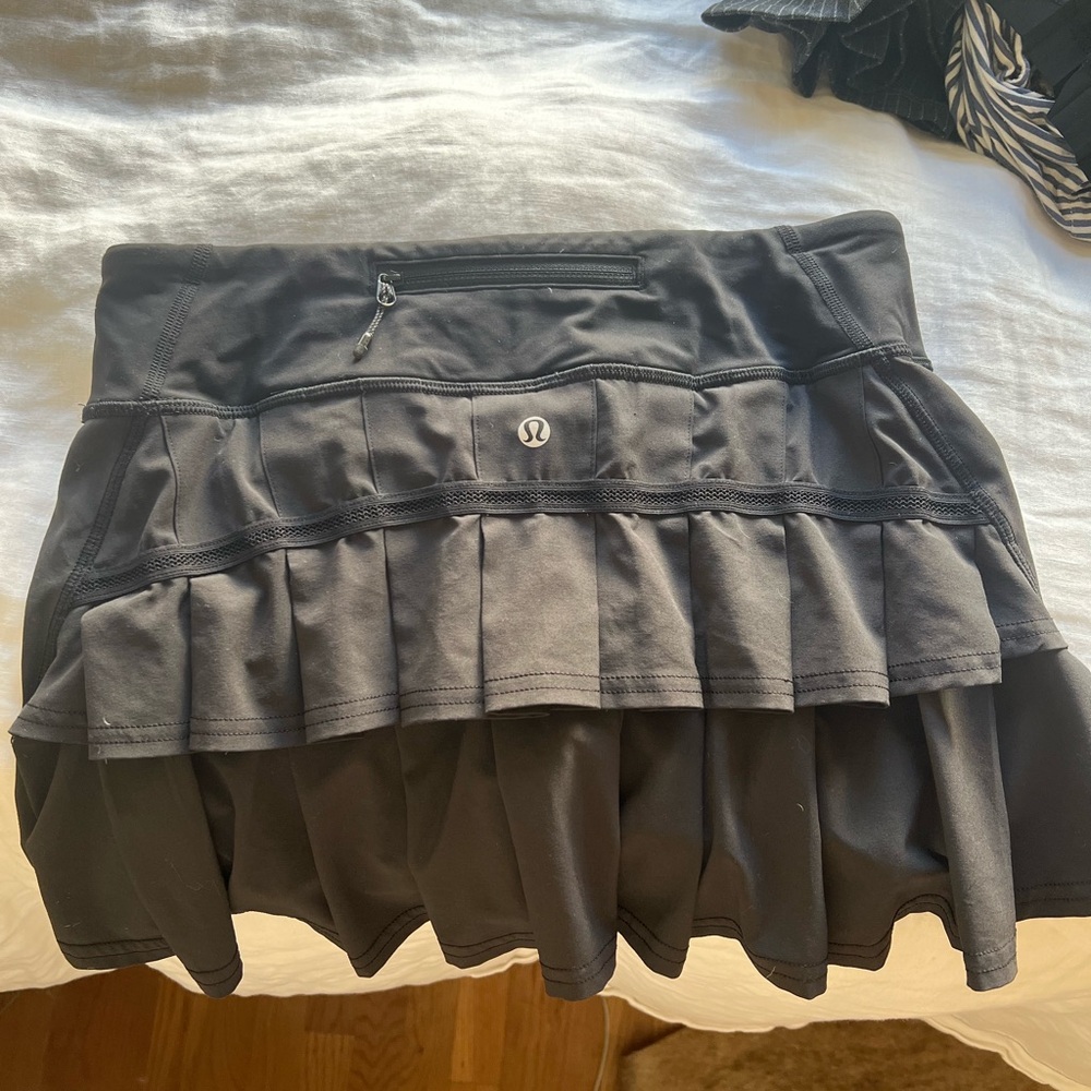 lululemon athletica black Mini Skirt